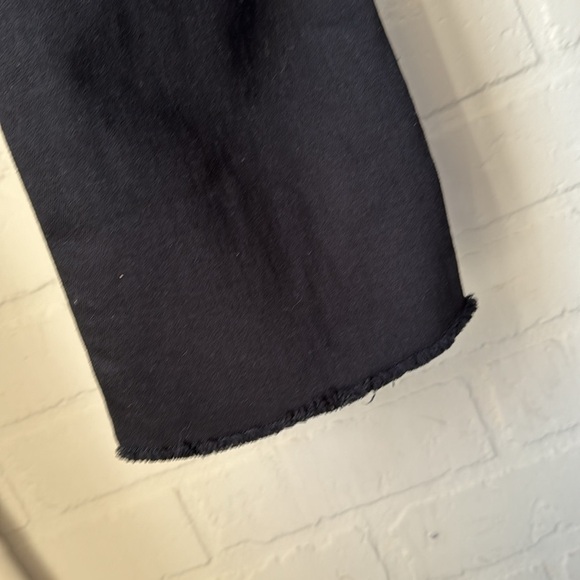 Vineyard Vines jeans Black High-Rise Kick Flare size 27‎ tux velvet striped - Picture 6 of 9